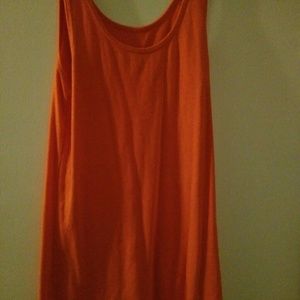 Orange tank top